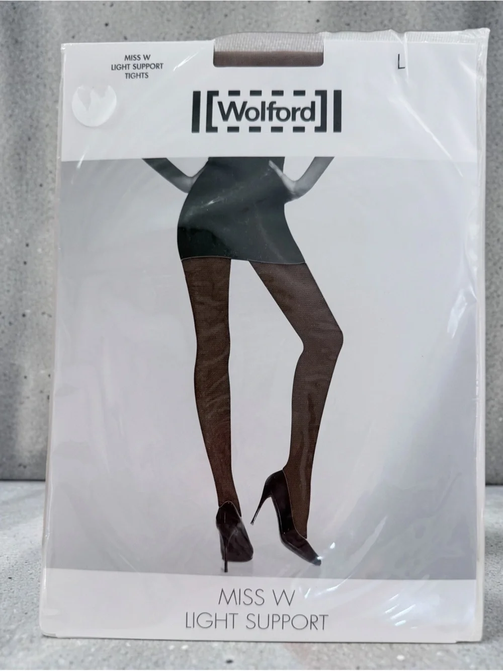 New! WOLFORD DIAMANT MISS W 40 LIGHT SUPPORT TIGHTS Size LARGE